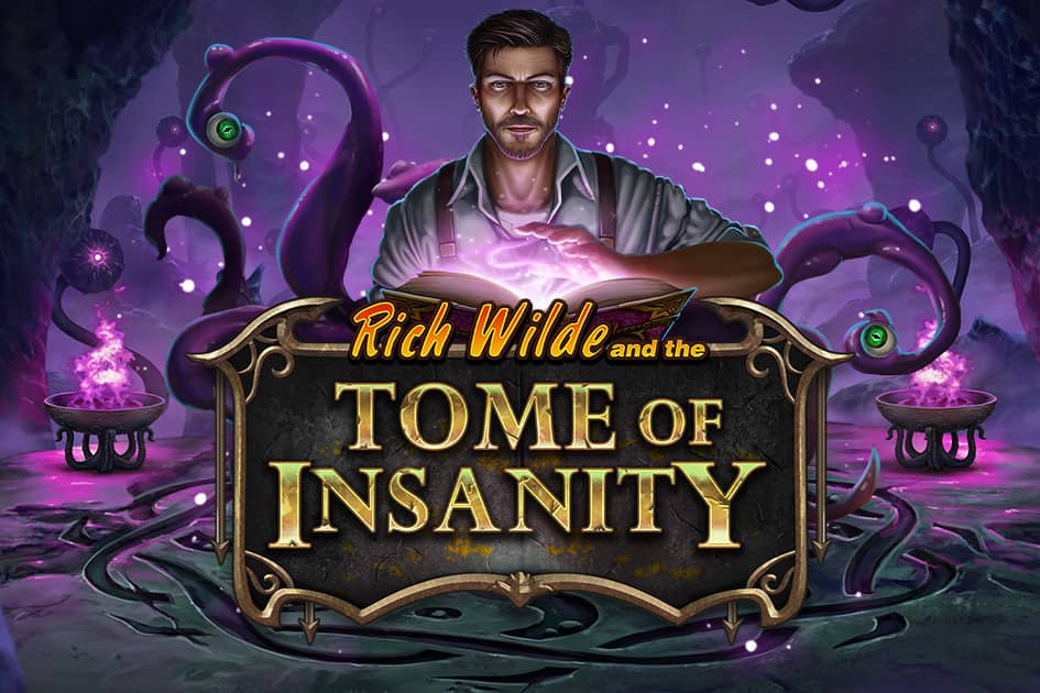 Tome of Insanity slot game featuring mystical adventure themes